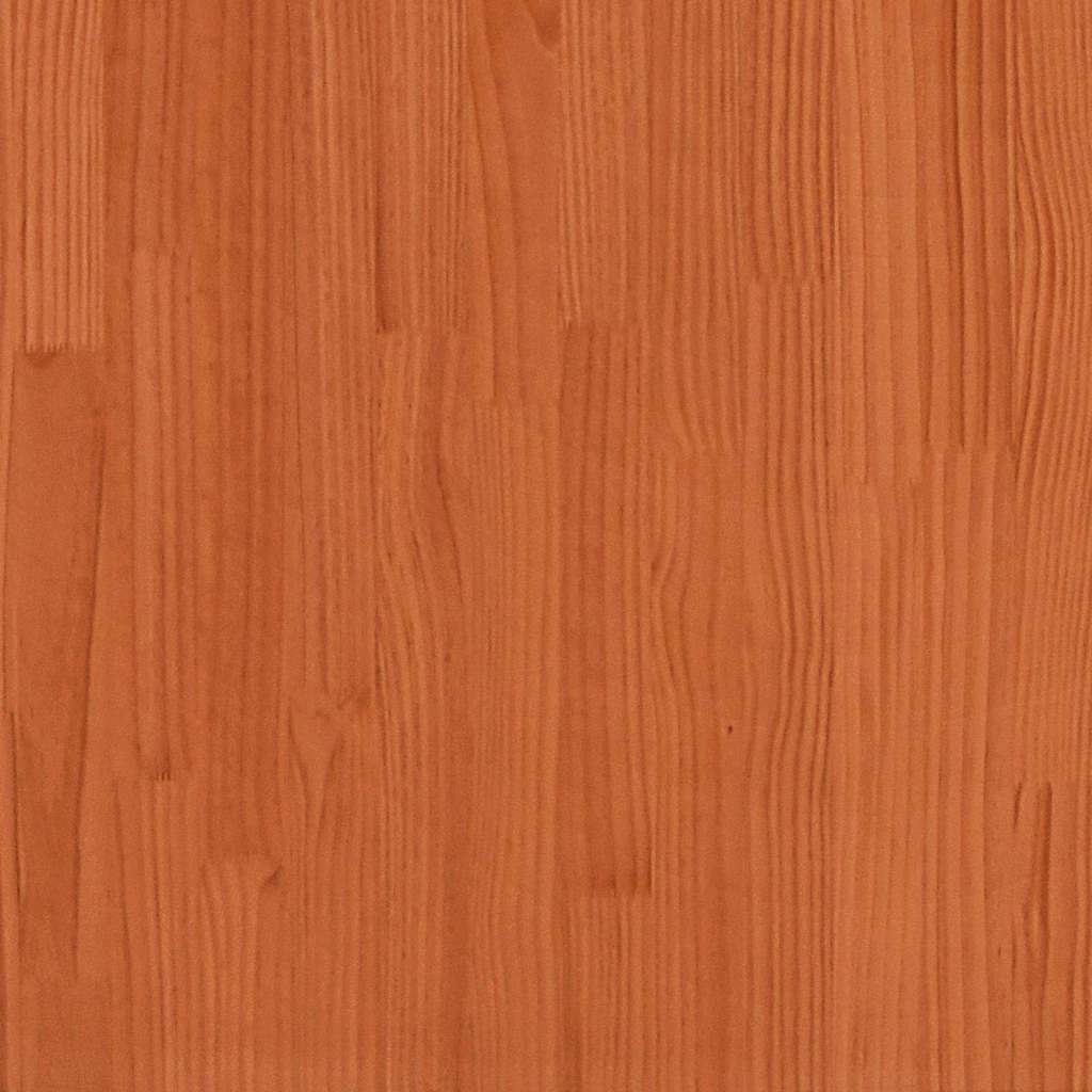 vidaXL Kopfteil Wachsbraun 160,5 x 3 x 80 cm Massives Kiefernholz