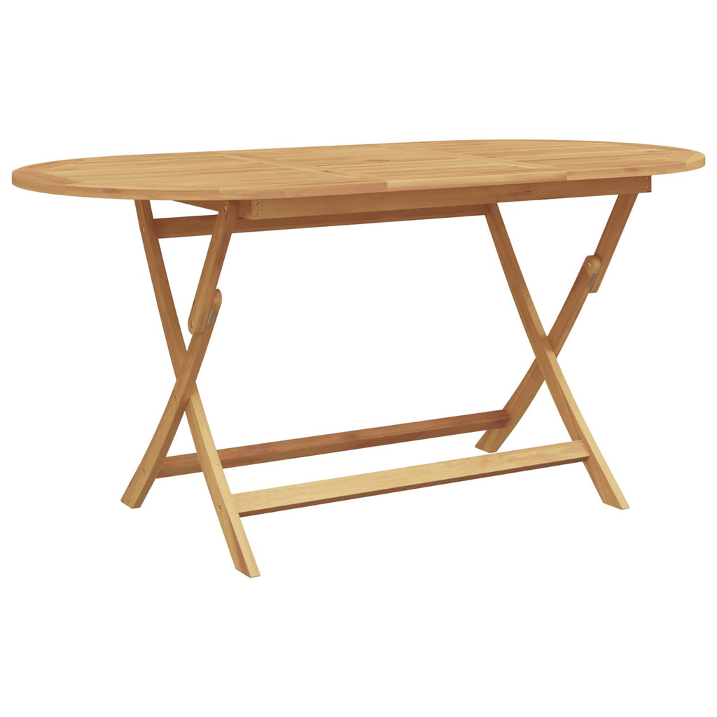 vidaXL Garten Essgruppe 7 pcs Braun Massivholz Teak