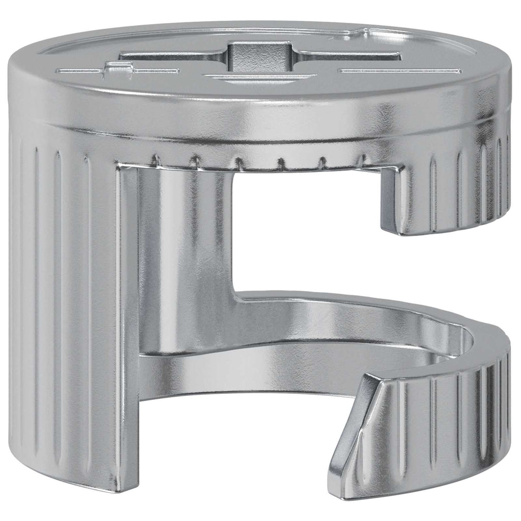 vidaXL Zapfenschloss-Muttern 4000 pcs Silber Metall
