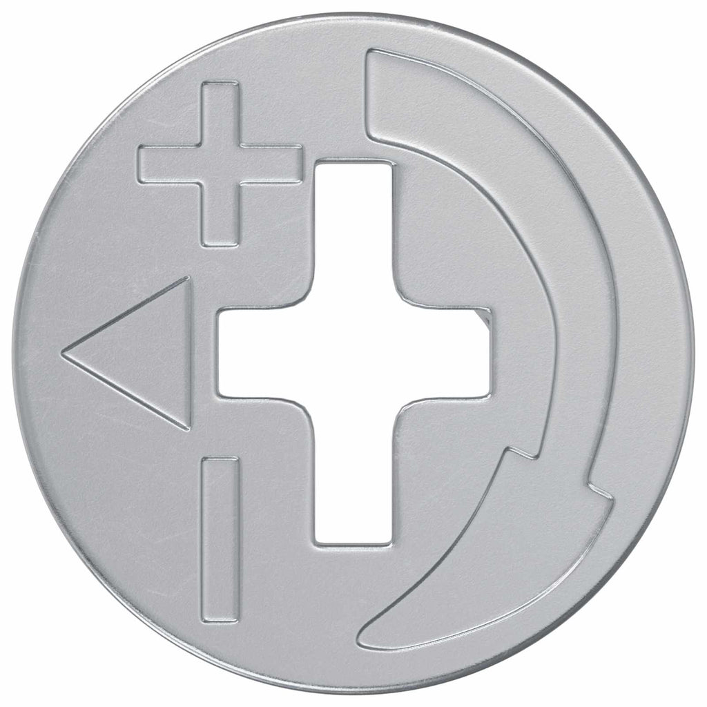 vidaXL Zapfenschloss-Muttern 4000 pcs Silber Metall