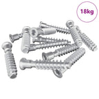 vidaXL Kopfschraube 2900 pcs Silber Stahl