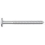 vidaXL Holzschrauben 2 pcs Silber M6 x 70 mm Stahl