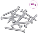 vidaXL Möbel-Schrauben 1600 pcs Silber Stahl
