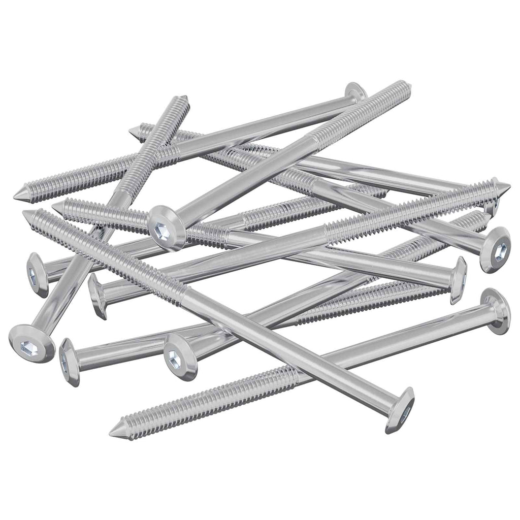 vidaXL Möbel-Schrauben 1000 pcs Silber Stahl