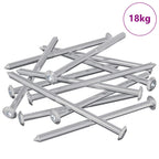 vidaXL Möbel-Schrauben 1000 pcs Silber Stahl