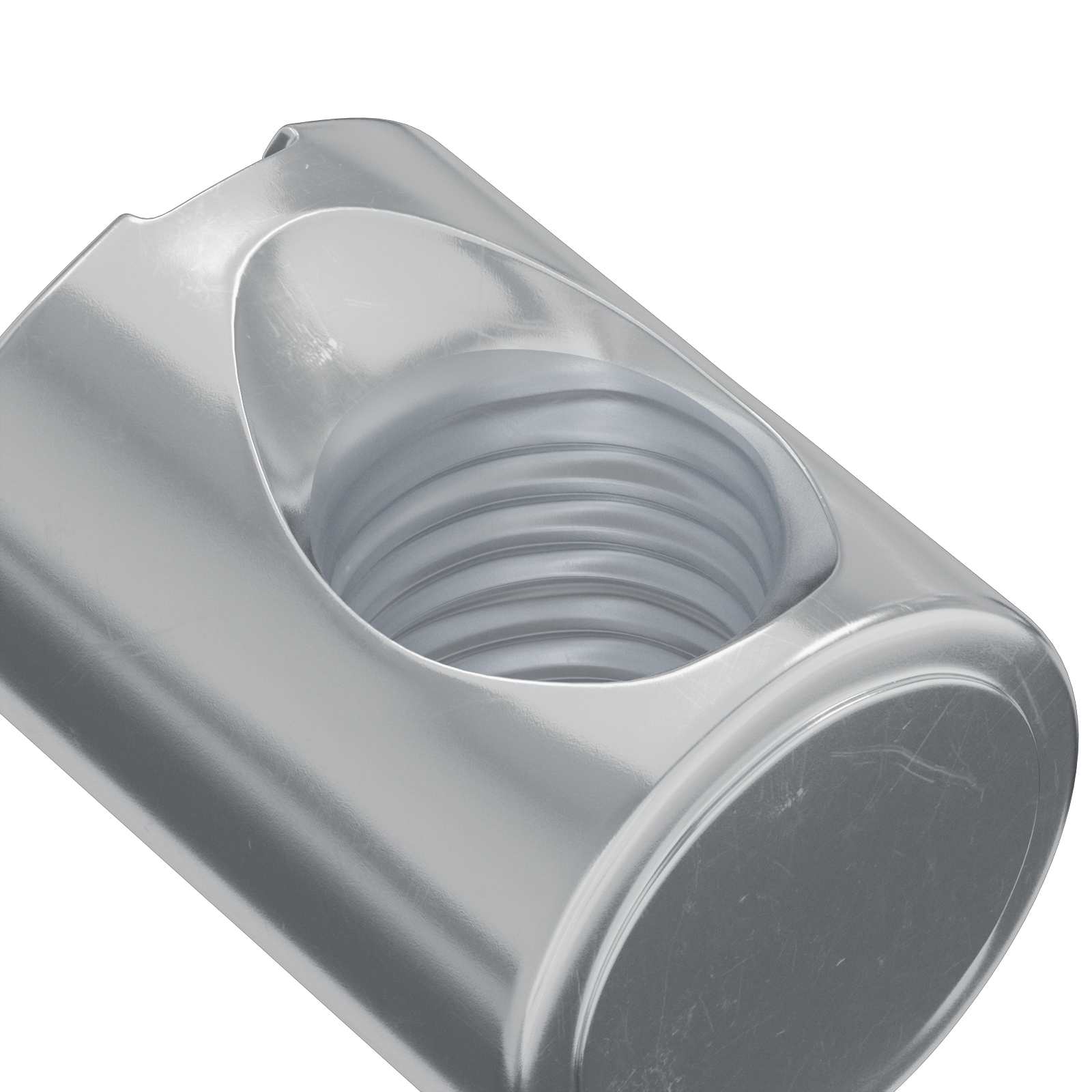 vidaXL Fassmutter 2 pcs Silber M6 x 13 mm Eisen
