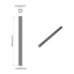 vidaXL Gewindestange 12 pcs Silber 6 x 120 mm Stahl