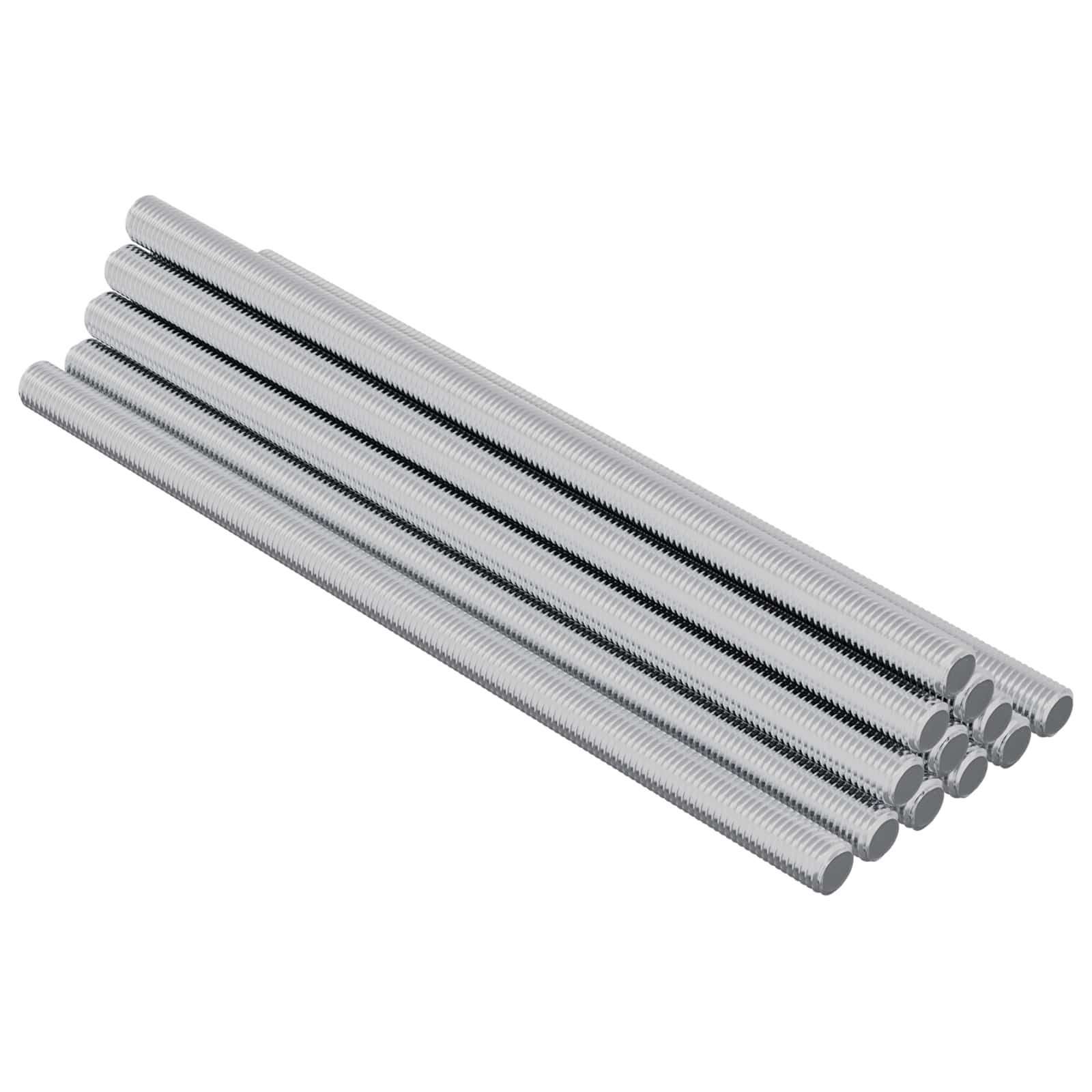 vidaXL Gewindestange 900 pcs Silber Stahl