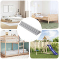 vidaXL Gewindestange 800 pcs Silber Stahl