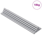 vidaXL Gewindestange 600 pcs Silber Stahl
