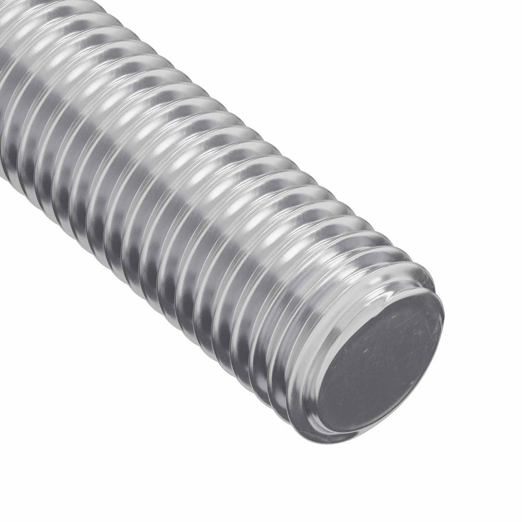 vidaXL Gewindestangen 2 pcs Silber M6 x 120 mm Metall