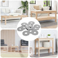 vidaXL Unterlegscheiben 9000 pcs Silber Eisen