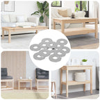 vidaXL Unterlegscheiben 33962 pcs Silber Eisen