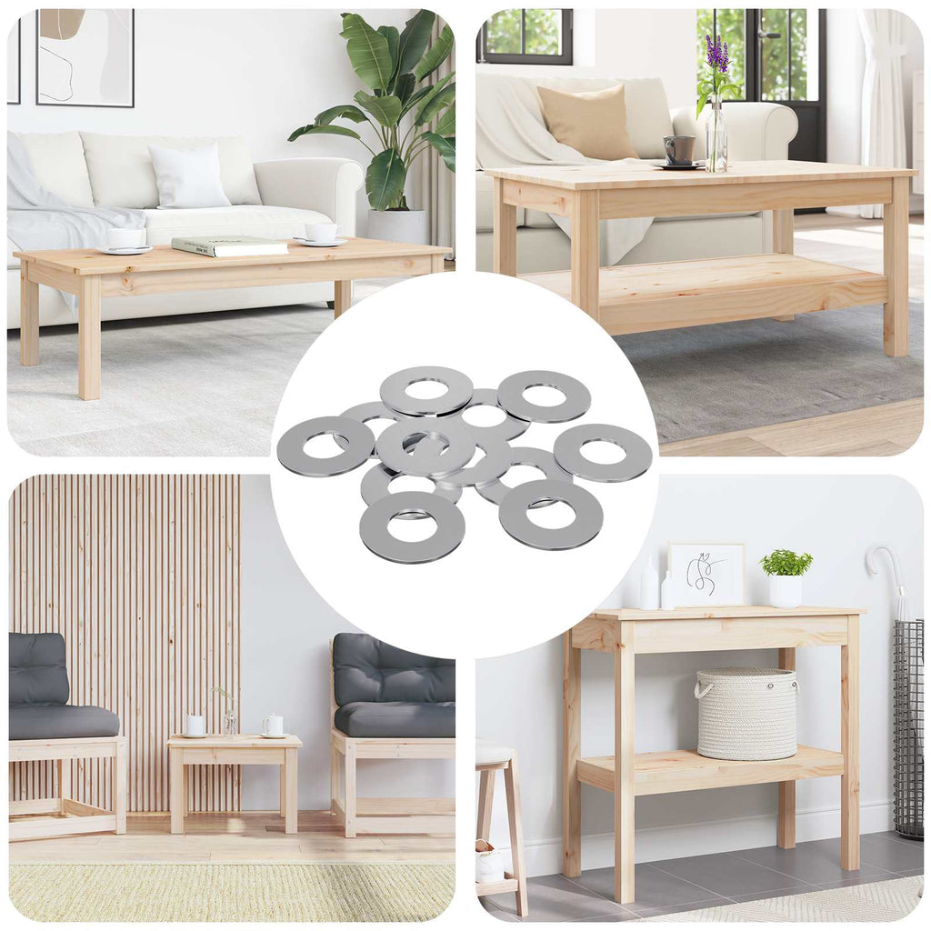 vidaXL Unterlegscheiben 11842 pcs Silber Eisen