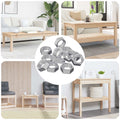vidaXL Sechskantmutter 23377 pcs Silber Metall