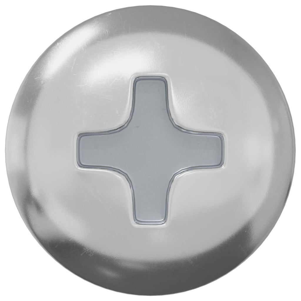 vidaXL Schraube 2 pcs Silber 9,8 x 35 mm Eisen