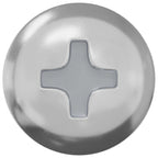 vidaXL Schraube 2 pcs Silber 9,8 x 35 mm Eisen