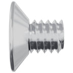 vidaXL Senkkopfschrauben 2 pcs Silber M4 x 6 mm Stahl