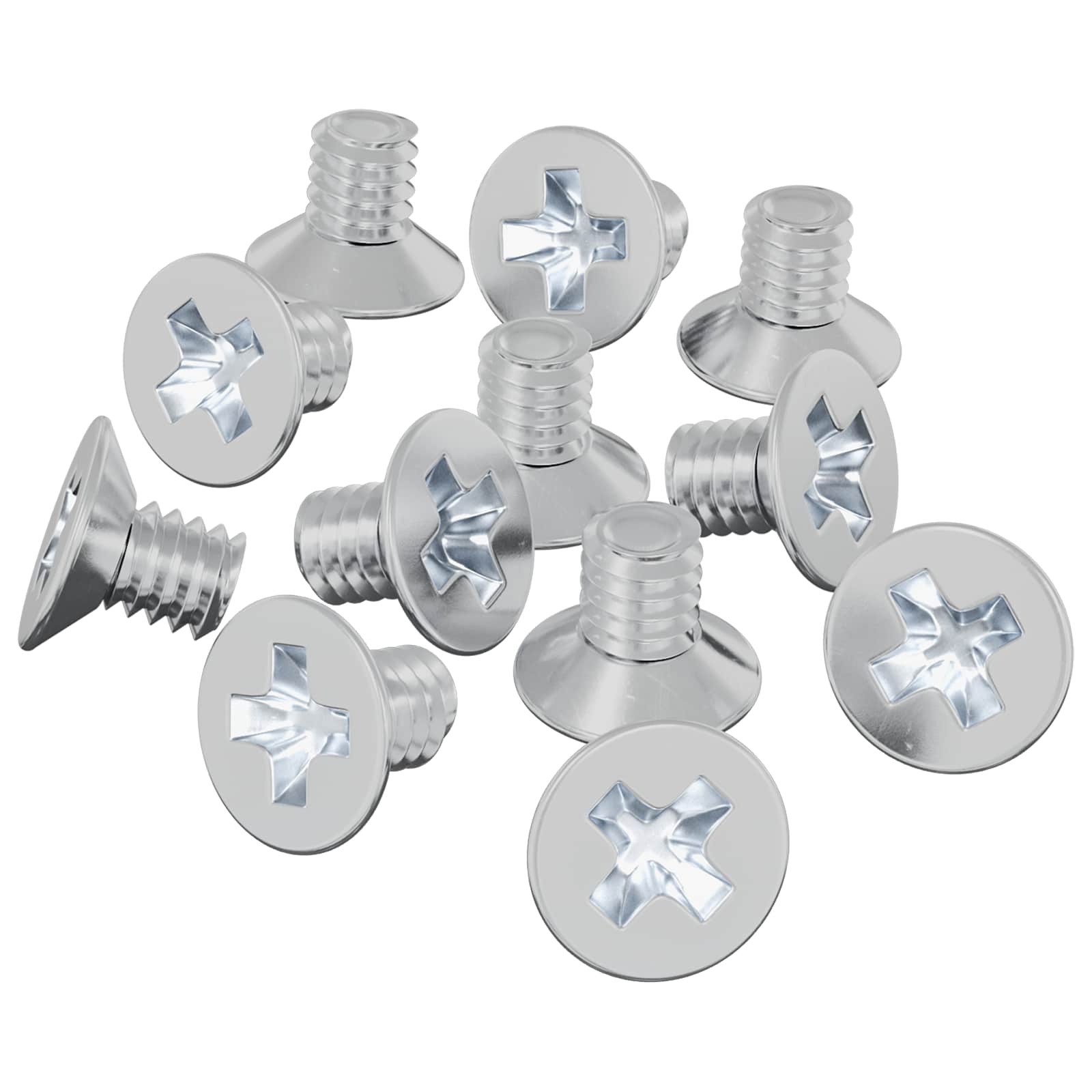 vidaXL Senkkopfschrauben 32727 pcs Silber Eisen