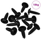 vidaXL Selbstschneidender Nagel 16364 pcs Schwarz 3,5 x 12 mm Eisen