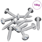 vidaXL Selbstschneidender Nagel 10976 pcs Zink-beschichtet Stahl