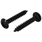 vidaXL Selbstschneidender Nagel 2 pcs Schwarz 4 x 25 mm Stahl