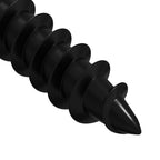 vidaXL Selbstschneidender Nagel 12 pcs Schwarz 4 x 25 mm Stahl