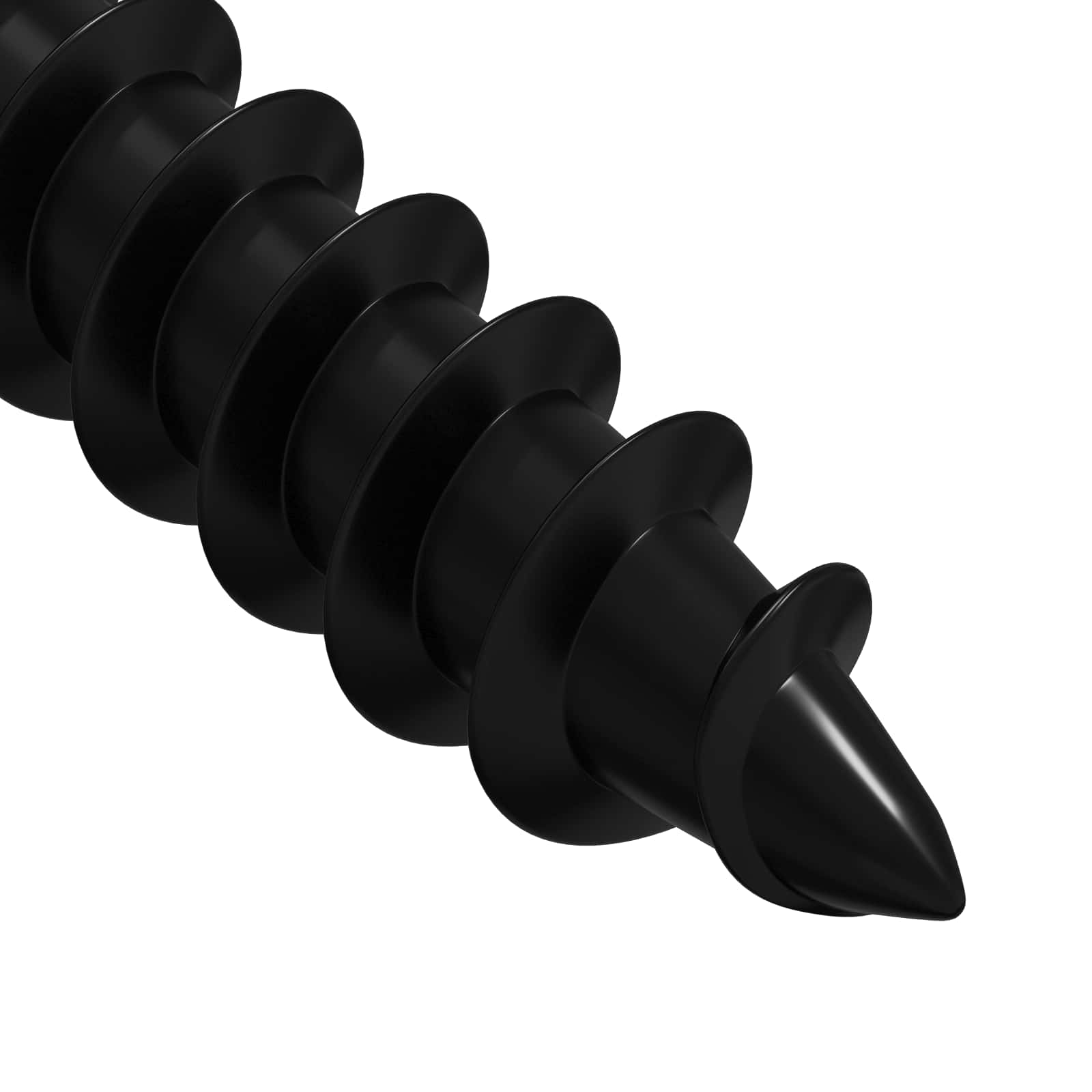 vidaXL Selbstschneidender Nagel 12 pcs Schwarz 4 x 25 mm Stahl