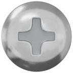 vidaXL Holzschraube 12 pcs Silber M4 x 28 mm Eisen