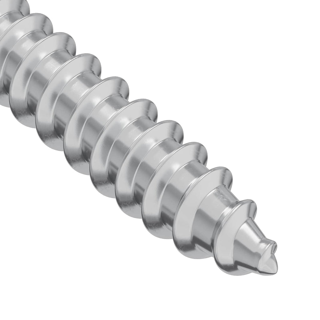 vidaXL Holzschraube 2 pcs Silber 9,8 x 53 mm Stahl