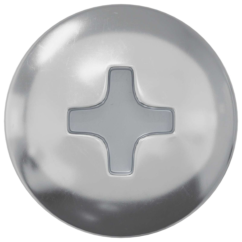 vidaXL Holzschraube 2 pcs Silber 9,8 x 53 mm Stahl