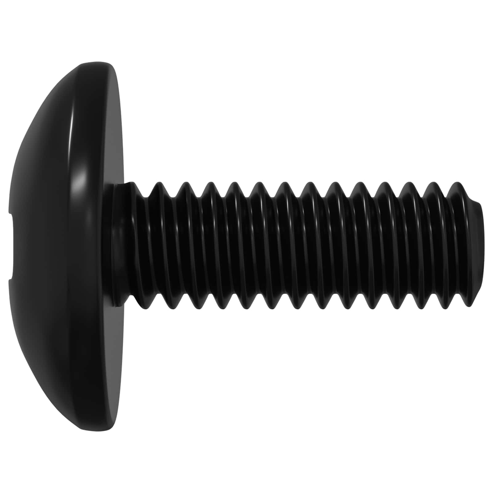 vidaXL Hülsen Schrauben 2 pcs Schwarz M4 x 10 mm Stahl