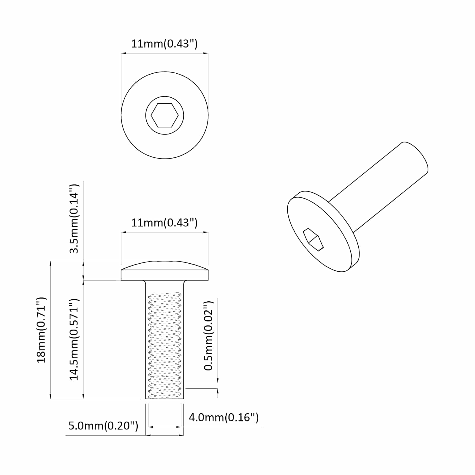 vidaXL Hülsenmuttern 8451 pcs Schwarz Metall