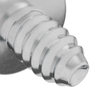 vidaXL Schloss-Schrauben 2 pcs Silber M4 x 5 mm Eisen
