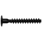 vidaXL Steckkappen-Schraube 12 pcs Schwarz M5 x 40 mm Eisen
