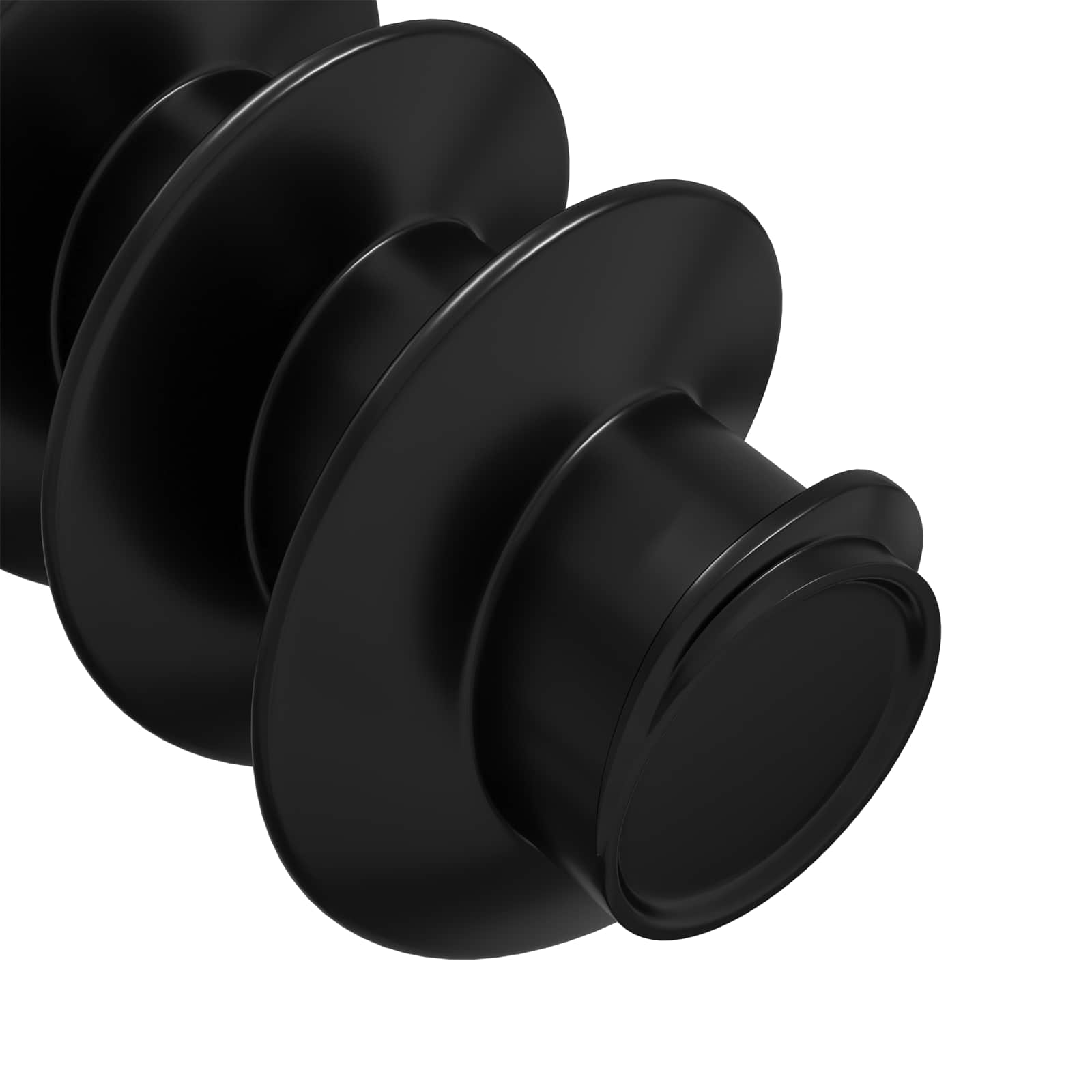vidaXL Steckkappen-Schraube 5143 pcs Schwarz Eisen