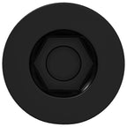 vidaXL Steckkappen-Schraube 3072 pcs Schwarz 7 x 40 mm Eisen