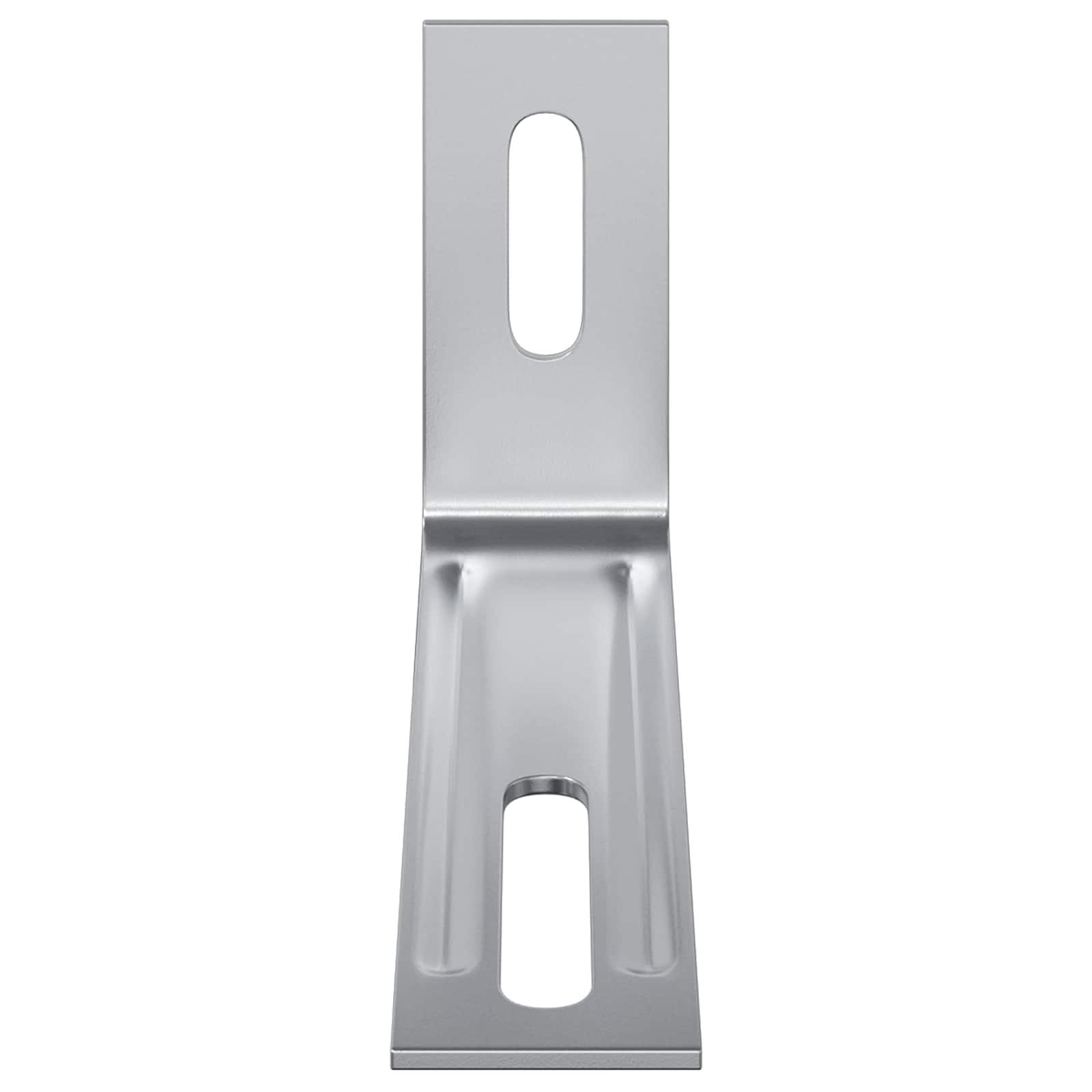 vidaXL Anti-Kipp-Halterung Uni 12 pcs Silber 74,5 x 15 x 32 mm Eisen