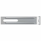 vidaXL Anti-Kipp-Halterung Uni 1268 pcs Silber Eisen