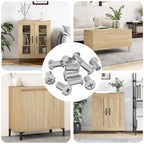 vidaXL Sicherungsmutter 2857 pcs Nickel Stahl