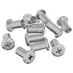 vidaXL Sicherungsmutter 2857 pcs Nickel Stahl