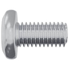 vidaXL Schraube mit Sperre Uni 12 pcs Silber M6 x 12 mm Stahl