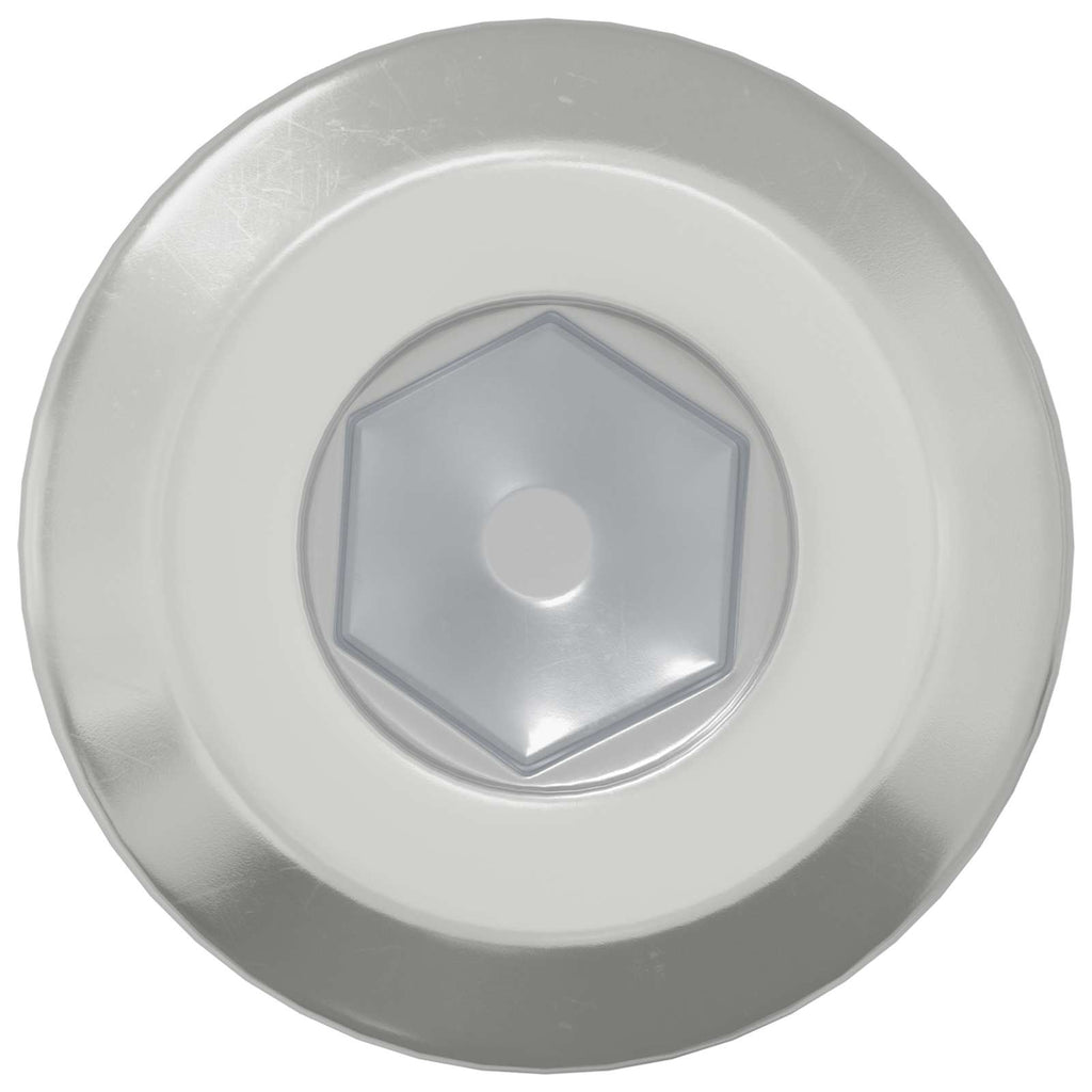 vidaXL Kopf-Sicherungsschraube 2 pcs Silber M6 x 15 mm Stahl
