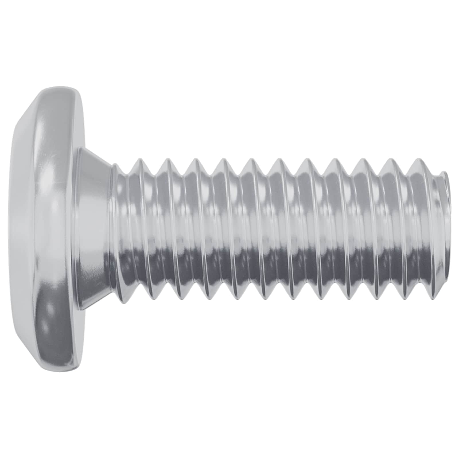 vidaXL Kopf-Sicherungsschraube 2 pcs Silber M6 x 15 mm Stahl