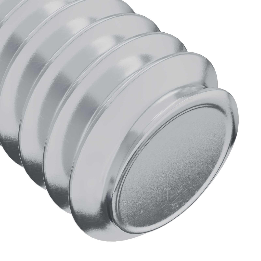 vidaXL Kopf-Sicherungsschraube 12 pcs Silber M6 x 15 mm Stahl