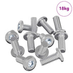 vidaXL Kopf-Sicherungsschraube 3600 pcs Silber Stahl