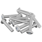 vidaXL Kopf-Sicherungsschraube 2647 pcs Silber Stahl