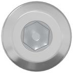 vidaXL Kopf-Sicherungsschraube 2647 pcs Silber Stahl