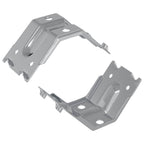 vidaXL Halterung 2 pcs Zink-beschichtet 106 x 55 x 1,5mm Stahl