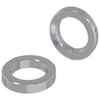 vidaXL Federunterlage 2 pcs Weiß 13 x 1 mm Eisen